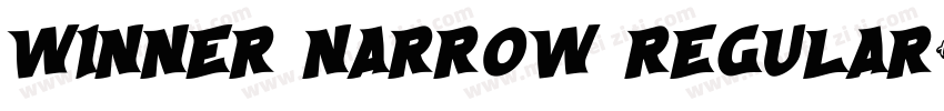 Winner Narrow Regular字体转换